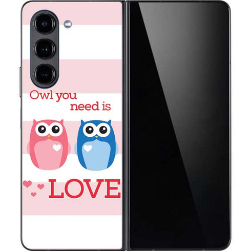 Owl Is All You Need Galaxy Z Fold5 5G Skin